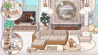 FREE FAMILY MANSION AESTHETIC BUILD | Avatar World #pazu