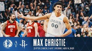 Max Christie (23 Points) Highlights vs. Houston Rockets | February 6, 2025