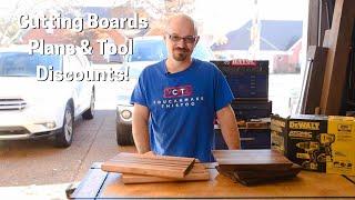 Cutting Boards and Plans on Sale!