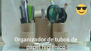 Organizador de tubos de papel higiénico