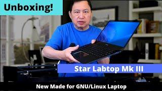 Unboxing a new "Made for Linux" Laptop: Star Labtop Mk III