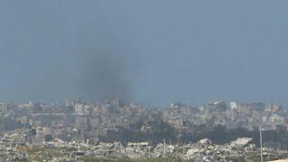 Smoke rises from northern Gaza, seen from Israel | AFP