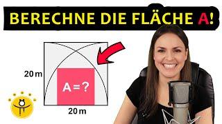 Kannst DU die Fläche berechnen? – Mathe RÄTSEL Geometrie