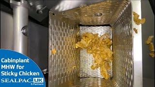 Cabinplant Multihead Weigher for Sticky Chicken | Food Industry Automation