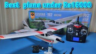 Cessna f949 rc plane unboxing and review (wltoys Cessna182 )