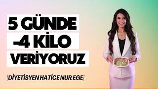 5 Günde 4 Kilo Verdiren Kabak Tarifim / Bu Tarif Çok Zayıflatıyor | Diyetisyen Hatice Nur EGE