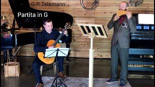 G.P. Telemann: Partita in G Major for (pan) flute and guitar