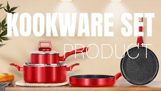 Nonstick Pots and Pans Set, 6 Piece Cookware Set, Induction Pot and Pan Sets - Product Video