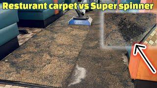 Conquering Grease Mountain!  Restaurant carpet cleaning with the zipper SS! #cleaning