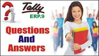 Tally ERP.9 Questions and Answers (Tally MCQ)