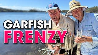 Rog & Loz teach GARFISH tactics for a great catch!