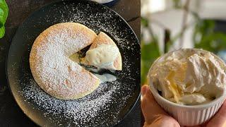 Musang King Durian Japanese Cheesecake Recipe & DIY 3-ingredient Durian Ice Cream Recipe Baking ASMR