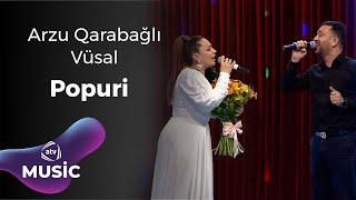 Arzu Qarabağlı həyat yoldaşı ilə möhtəşəm popuri ifa etdi / El canlı