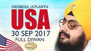 GEORGIA DIWAN | USA | 30 Sep 2017 | Full Diwan | Bhai Ranjit Singh Khalsa Dhadrianwale