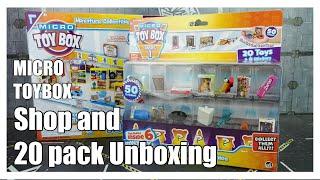 Micro Toy Box Miniature Collectibles Shop and Toy pack Unboxing