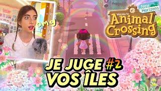 JE JUGE VOS ÎLES dans ANIMAL CROSSING NEW HORIZONS ! #2 *vos îles sont INCROYABLES* ️