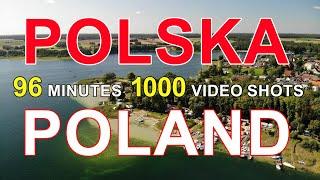 Polska 2024 | Najpiękniejsze miejsca | Film relaksacyjny 4K | Flying over Poland 4K | Relaxing Film