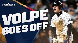 HUGE NIGHT for Anthony Volpe in World Series Game 4! (Grand Slam, 2 SB) 