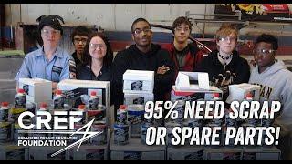 CREF: 95% of U.S. Collision Repair Instructors Need Scrap Parts for Their Classrooms