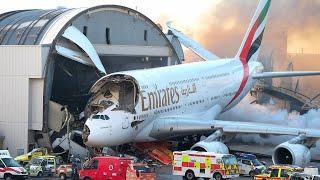 Emirates A380 Emergency Landing Turns Into Airport Crash! | Air Crash Investigation