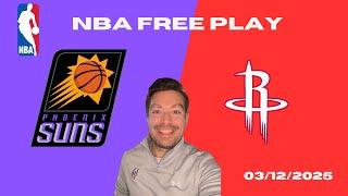 NBA Picks - Suns vs Rockets Prediction, 3/12/2025 Best Bets, Odds & Betting Tips | Docs Sports