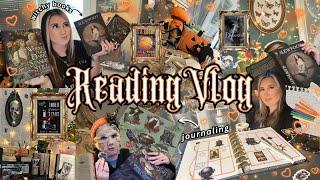 reading vlog ️‍⬛ witchy books, journaling, unboxings, staying home to be cozy, & 5 star books