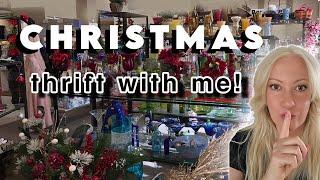 Sneak Peek: Thrift Shop Christmas Home Decor and Ornaments! Thrifting for the Holidays 2024