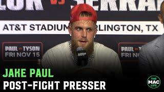 Jake Paul talks Mike Tyson win; Conor McGregor 'doesn't ever want the smoke'