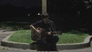 A cover of Sparks by Coldplay in a park at 3am