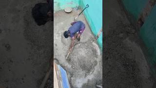 Amazing Concrete manual mixing  #shorts #shortsfeed #construction #concrete #skills