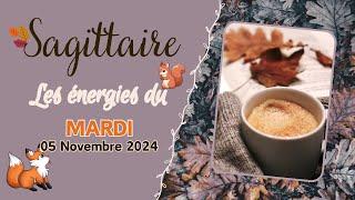 ️ SAGITTAIRE  Mardi 05 Novembre 2024  Horoscope Voyance Guidance Loi de l’attraction