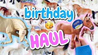 HUGE BIRTHDAY HAUL! Unboxing Schleich, CollectA + WIA Horses!