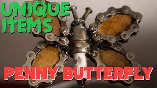 Unique Pressed Penny Butterfly