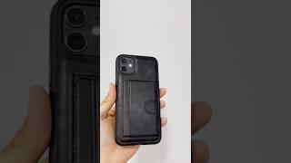 İPhone 11 Kart Koymalı Deri Telefon Kılıfı#premium #kılıf #iphone #iphone11 #case #dericüzdan #3d