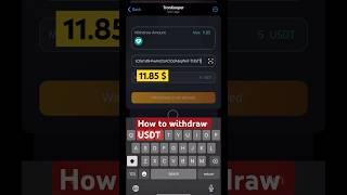 How to withdraw usdt from tronkeeper . #tronkeeper