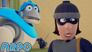 Catch The THIEF!!! | ARPO The Robot Classics | Funny Cartoons for Kids