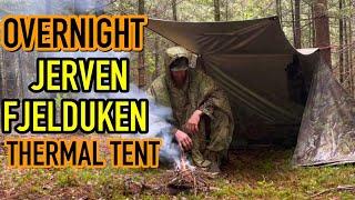 Overnight JERVEN TENT heavy rain Norwegian Special Forces Thermal Shelter