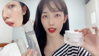 건성피부를 꿀광피부로 만들어주는! 겨울 홈케어 스킨케어루틴 ! ( 촉촉 보습 & 괄사마사지)