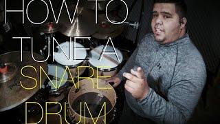 How To Tune A Snare Drum by Sergio Acedo