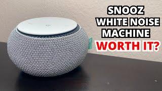 Snooz White Noise Machine Review: Best Sound Machine?