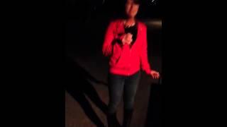 Susan Quinn singing the star spangled banner