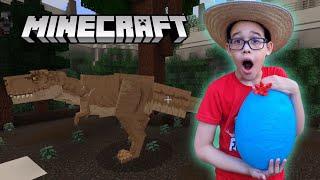 O DINOSSAURO MAIS PERIGOSO APARECEU NO MINECRAFT