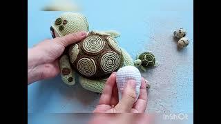 Free pattern crochet toy turtle 