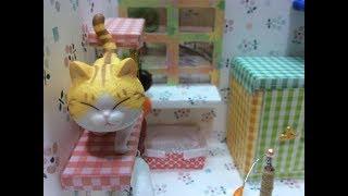 迷你貓房 miniature cat's room inspired by heekkong, Fun-Easy Crafts