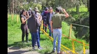 Al sur de la ciudad hay dos puentes sobre el río Malacatos que presentan afectaciones en sus base