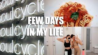 VLOG: trying SoulCycle for the first time, life talks, & lots of food