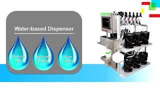 Narrow Web Tag & Label Water-based Flexo Dispenser from Sun Chemical