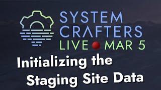 Initializing the Staging Site - Crafter Hours