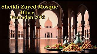 Iftar at Sheikh Zayed Grand Mosque Abu Dhabi | Ramadan 2025