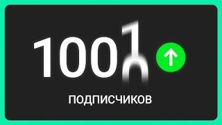 Как набрать 1 000 подписчиков на YouTube – ЕДИНСТВЕННЫЙ рабочий способ